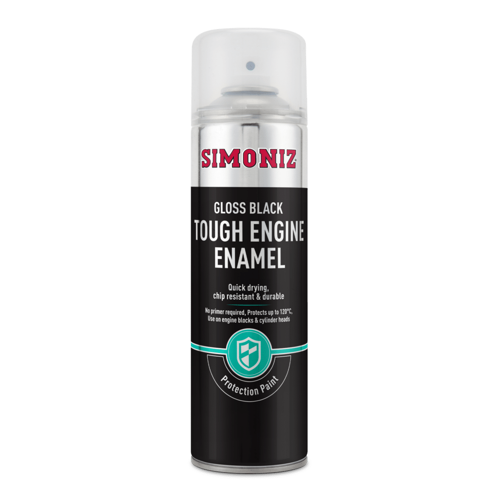 Simoniz Tough Engine Enamel Paint Gloss Black 500ml