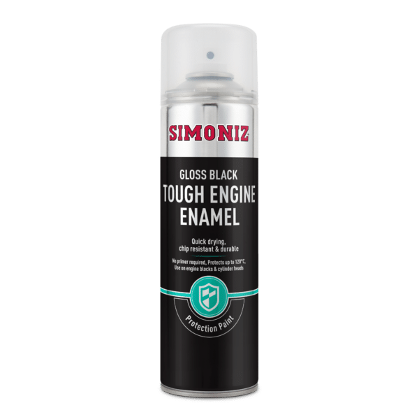 Simoniz Tough Engine Enamel Paint Gloss Black 500ml