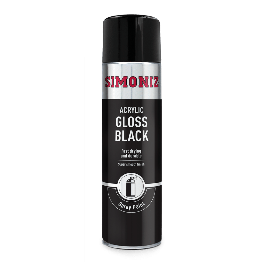 Black Spray Paint Gloss Satin Matt Black Paint Simoniz