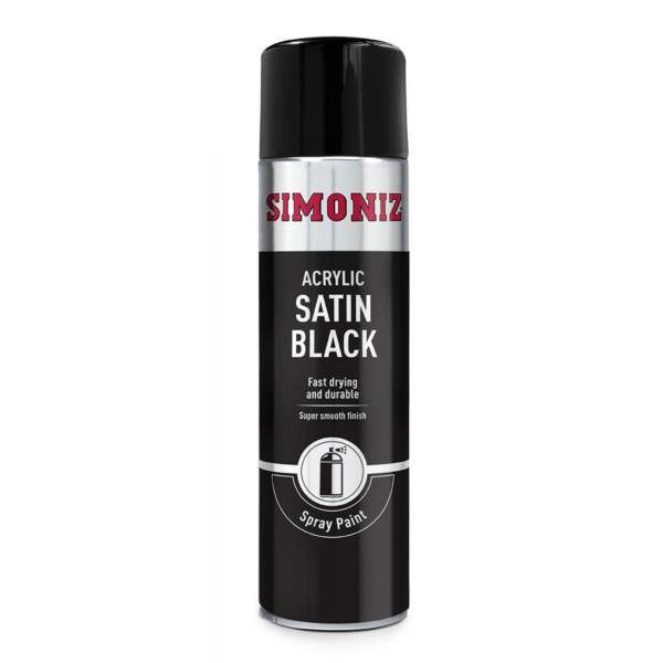 Simoniz Spray Paint Satin Black 500ml