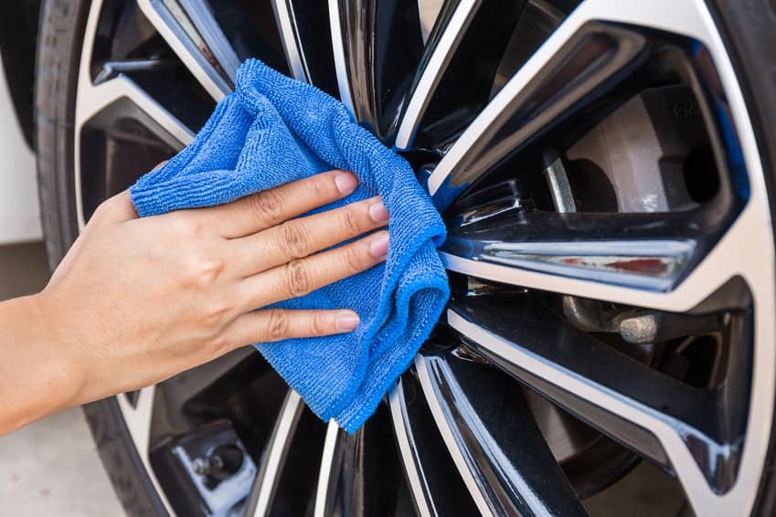 cloth type car detailing