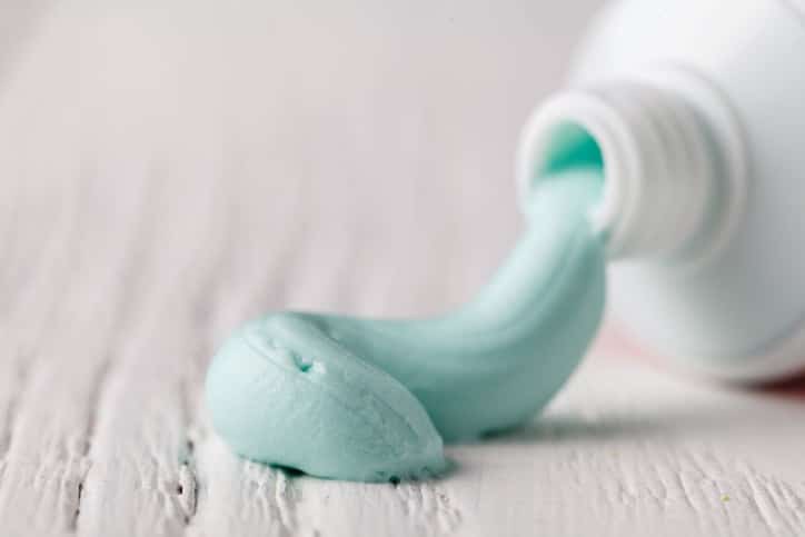 Cleaning car interior with toothpaste